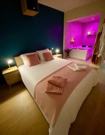 Appartement design, 1 chambre, avec jacuzzi