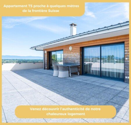 T5 4 chambres, avec climatisation