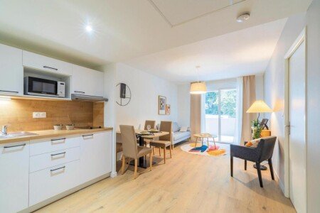 Appart'Hotel 1 chambre, avec jardin