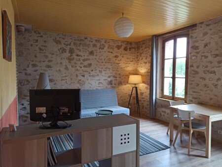 Appartement cozy, 1 chambre, avec jardin