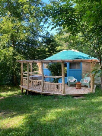 Hébergement insolite 4 voyageurs, avec jardin