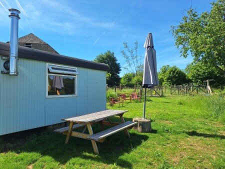 Roulotte 1 chambre, avec jardin