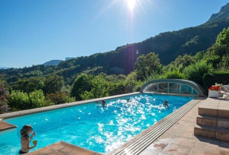 Chalet 1 chambre, avec piscine