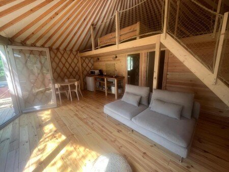 Tente 1 chambre, avec piscine