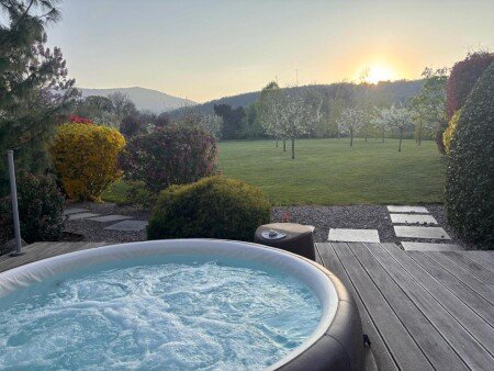 Maison de campagne 3 chambres, avec jacuzzi