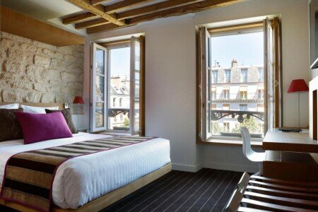 Hôtel design, avec climatisation