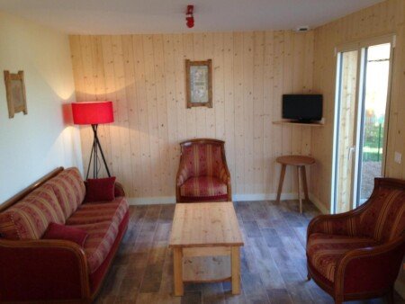 Chalet 2 chambres, avec jardin
