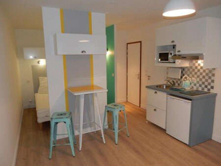 Studio 2 voyageurs, avec wifi