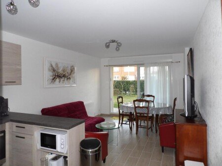 Appartement 2 chambres, avec jardin