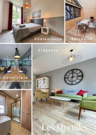 Maison de campagne 3 chambres, avec jardin