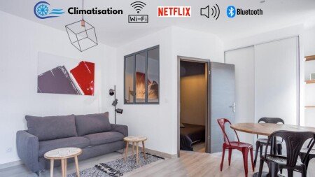 Appartement 4 voyageurs, avec climatisation