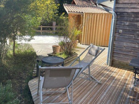 Appartement 1 chambre, avec jardin