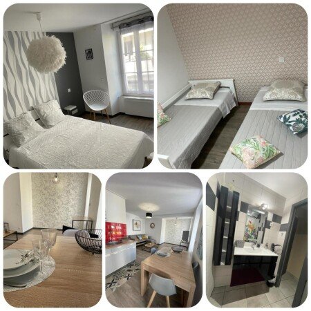 Appartement cozy, 2 chambres, avec wifi