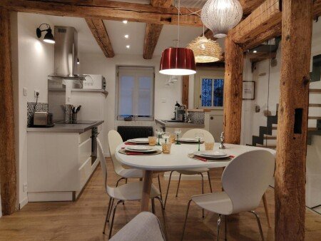 Maison de campagne design, 3 chambres, avec wifi