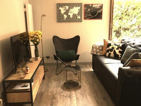Appartement 1 chambre, avec jardin