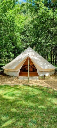 Tente 1 chambre, avec jardin