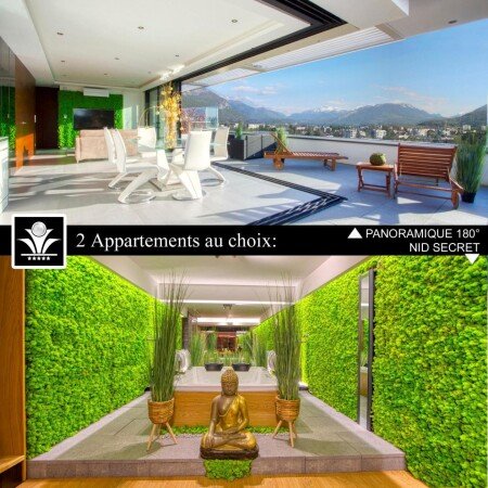 Appartement romantique, 6 voyageurs, avec jacuzzi