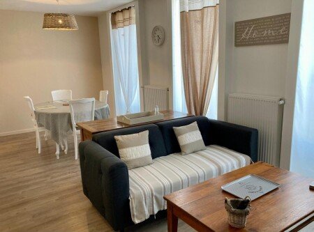 Appartement cozy, 5 voyageurs, avec jardin