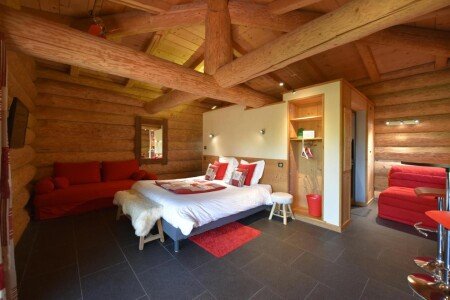 Chalet 7 voyageurs, avec jardin