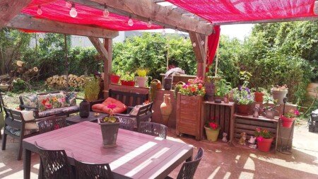 Bed and breakfast 1 chambre, avec jardin