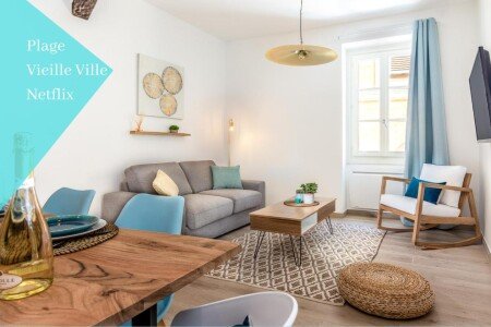 Appartement cozy, 2 chambres, avec climatisation