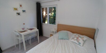 Studio 1 chambre, avec jardin