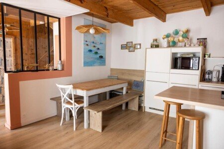 Maison de campagne 3 chambres, avec salle de sport