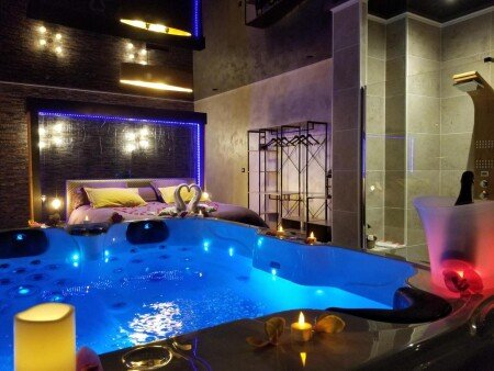 Bed and breakfast 1 chambre, avec jacuzzi