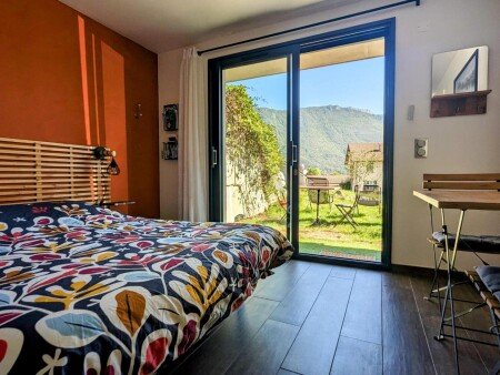 Studio 1 chambre, avec jardin
