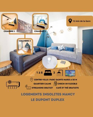 Appartement 3 slaapkamers, met air conditioning