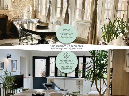 Appartement 4 voyageurs, avec wifi