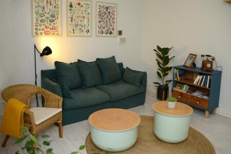 Appartement 1 chambre, avec jardin