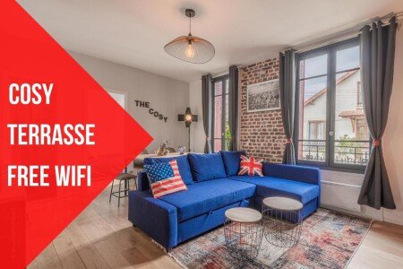 Appartement cozy, 2 chambres, avec climatisation
