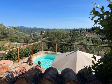 Bed and breakfast 1 chambre, avec piscine