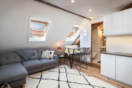 Apartamento 1 habitación, con aire acondicionado