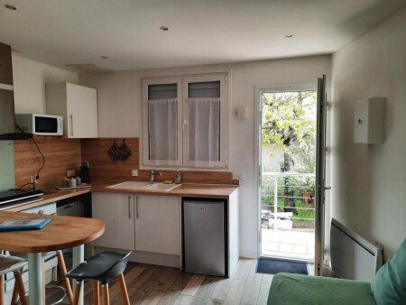 Appartement 1 chambre, avec jardin