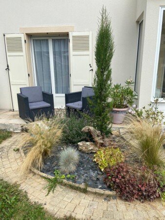 Camping / Mobil Home 1 chambre, avec jardin