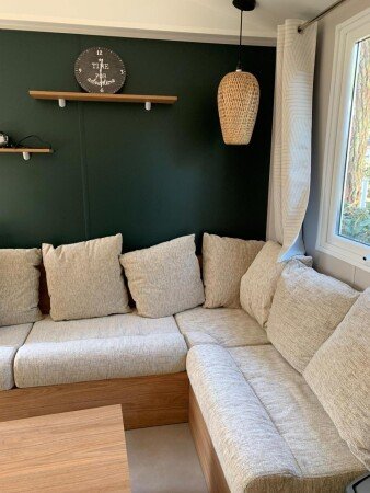 Mobil home 2 chambres, avec piscine