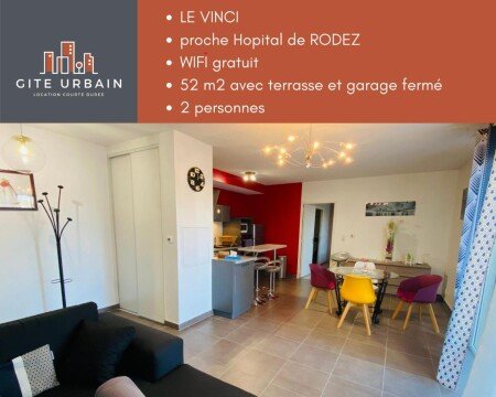 T2 cozy, 1 chambre, avec wifi