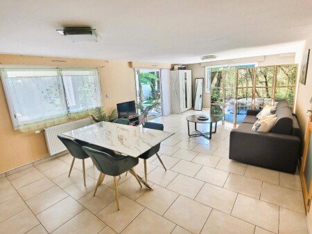 Appartement 1 chambre, avec jardin