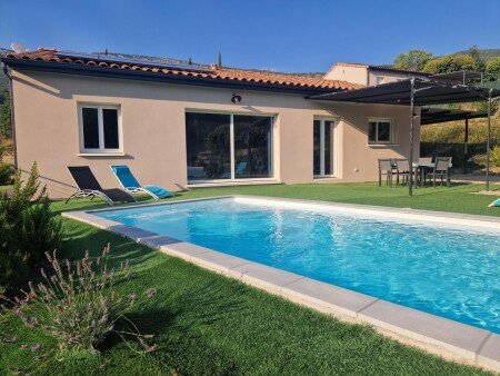 Maison de campagne 3 chambres, avec piscine