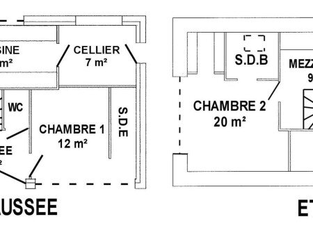 Maison moderne, 3 chambres, avec jardin