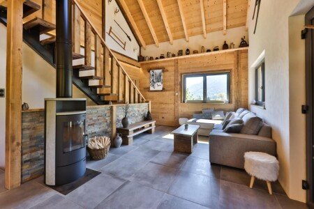 Chalet 3 chambres, avec jardin
