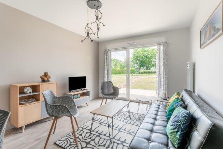 Appartement 1 chambre, avec jardin