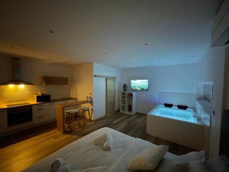 Studio 1 chambre, avec jacuzzi