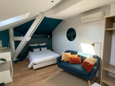 Wohnung 1 Schlafzimmer, mit Klimaanlage