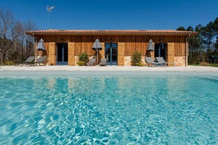Grange 3 voyageurs, avec piscine