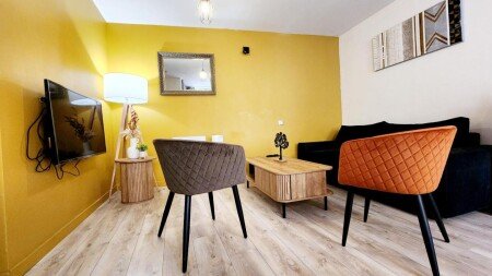 Appartement 1 chambre, avec salle de sport