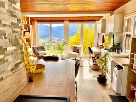 Chalet cozy, 2 chambres, avec jardin