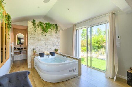 Maison de campagne 1 chambre, avec salle de sport